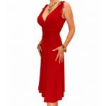 Red Grecian Style Dress