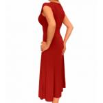 Red Sweetheart Neckline Dress