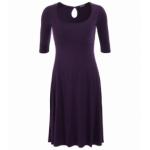 Purple A Line Dress