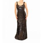 Black Full Length Sequin Dress