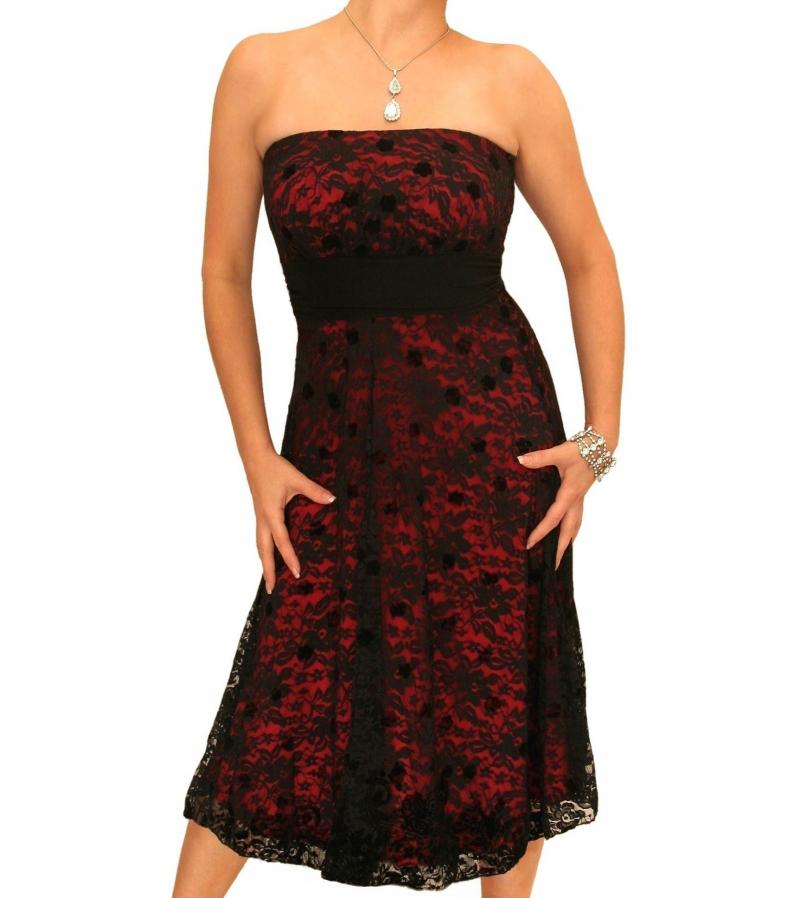 46+ Black Dress With Red Belt Lace Pics