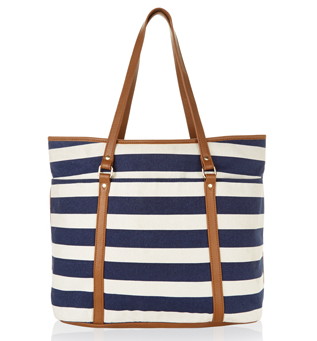 Accessorize Stripe Beach Tote Bag