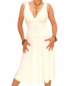 Ivory Grecian Style Dress