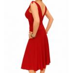 Red Grecian Style Dress