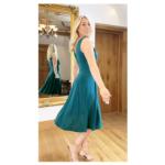Teal Grecian Style Dress