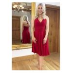 Red Halter Neck Dress