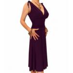 Purple Grecian Style Dress