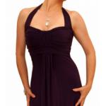 Purple Elegant Full Length Evening Dress