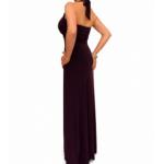 Purple Elegant Full Length Evening Dress