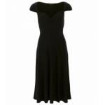 Black Sweetheart Neckline Dress