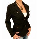 Fully Lined Black Short Jacket