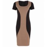 Mocha Block Colour Shift Dress