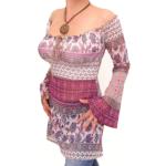 Mesh off the Shoulder Gypsy Top