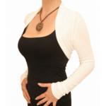 Ivory Fine Knit Shrug