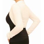 Ivory Fine Knit Shrug