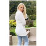 Ivory Cable Knit Long Jumper