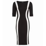 Black and Ivory Shift Dress