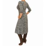 Grey Marl A-Line Dress