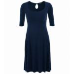 Navy Blue A Line Dress