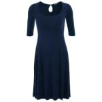 Navy Blue A Line Dress