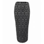 Jacquard Effect Midi Skirt