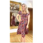 Red Spotty Print Tea Dress