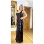 Black Full Length Sequin Dress
