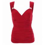 Red Crystal Diamante Top