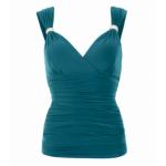 Teal Crystal Diamante Top