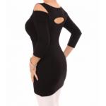 Black Cut Out Tunic Top