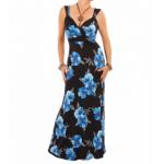 Blue Floral Maxi Dress