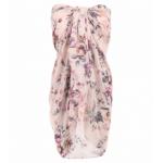 Rose Pink Floral Scarf / Sarong