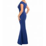 Cobalt Blue Bardot Fishtail Maxi Dress - Tall
