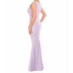 Lilac Ruched Maxi Dress - Tall