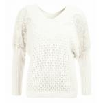 Ivory Lace Detail Batwing Jumper