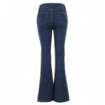 Dark Blue Super Stretchy Flared Jeans