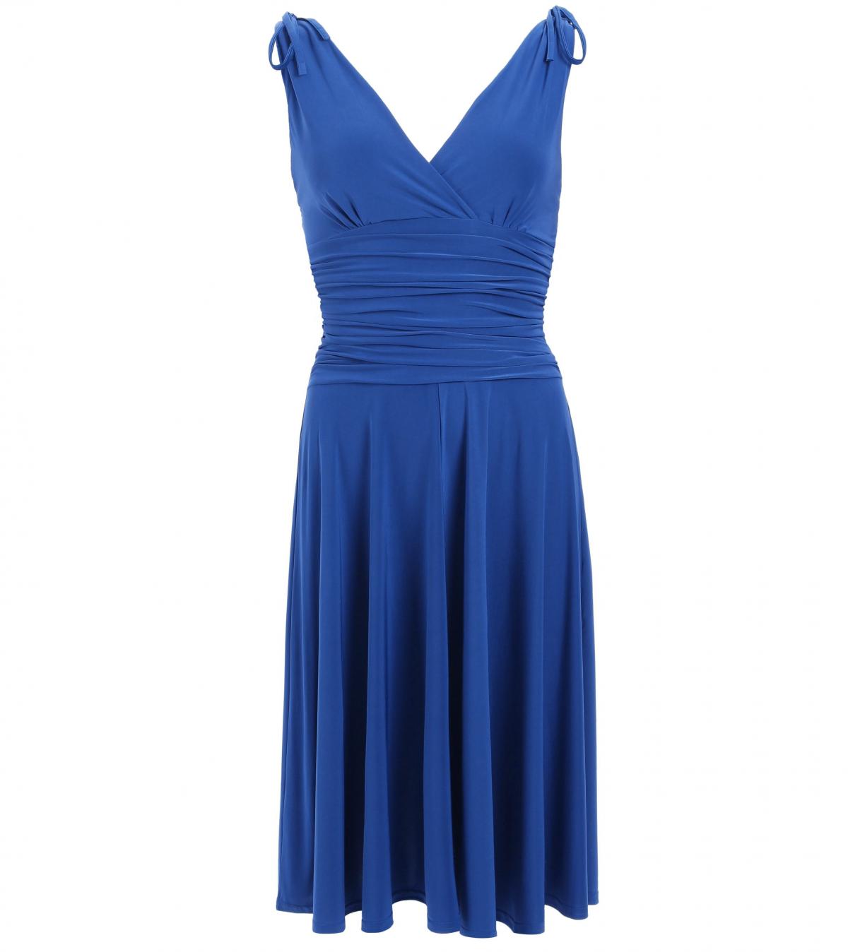 Blue Grecian Style Dress