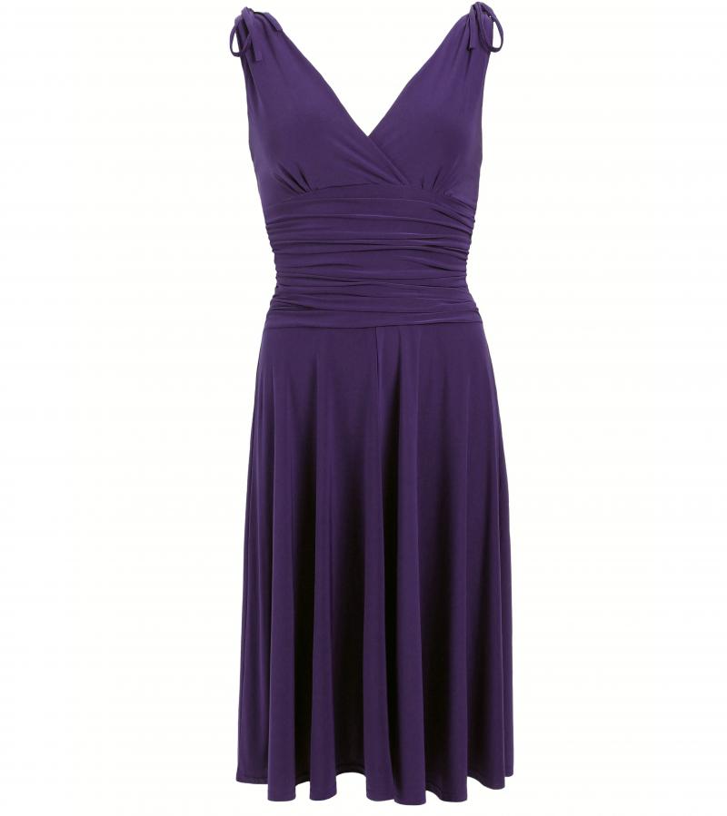Purple Grecian Style Dress