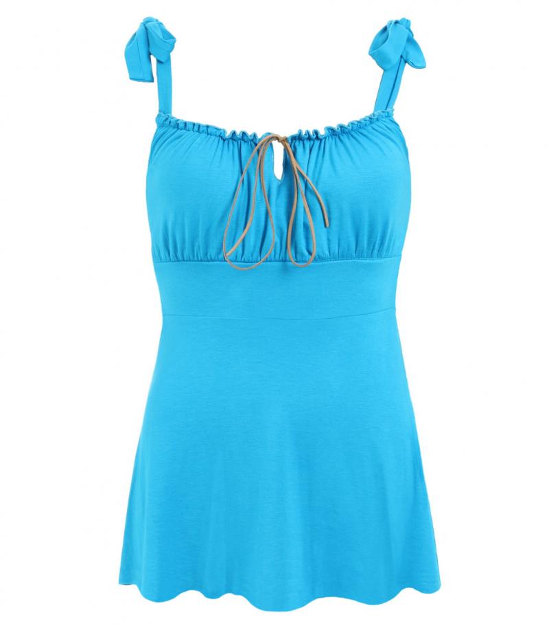 Blue Gypsy Style Strappy Top