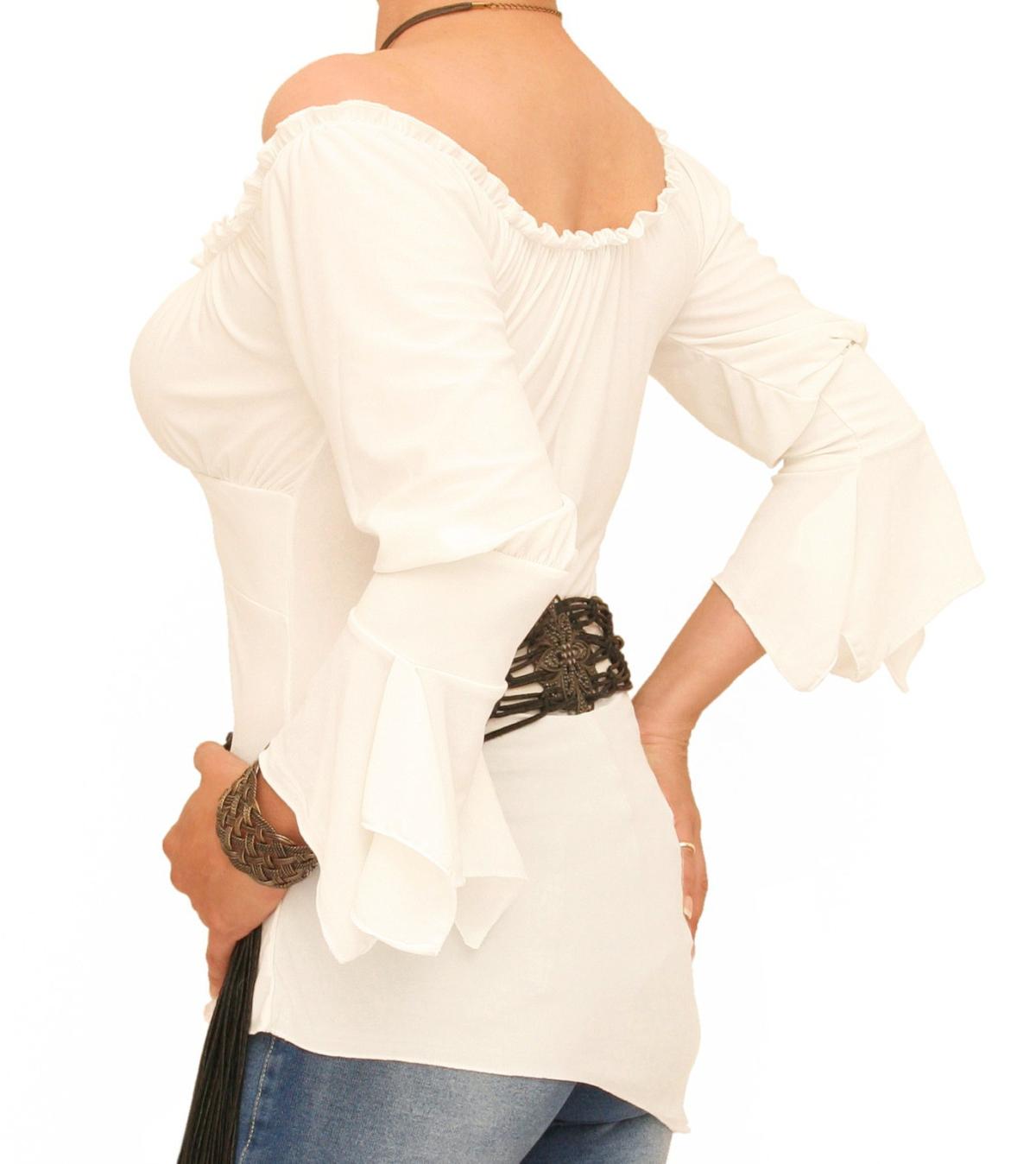 Elbow Sleeve Top in Bellflower
