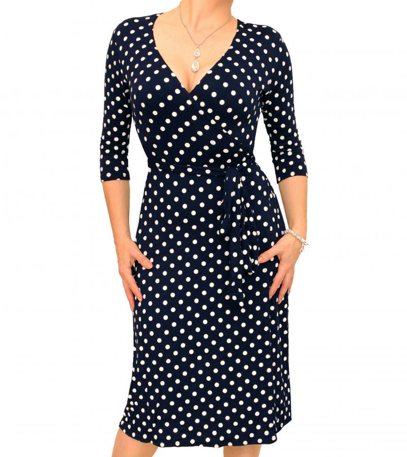 Blue Spotted Dress