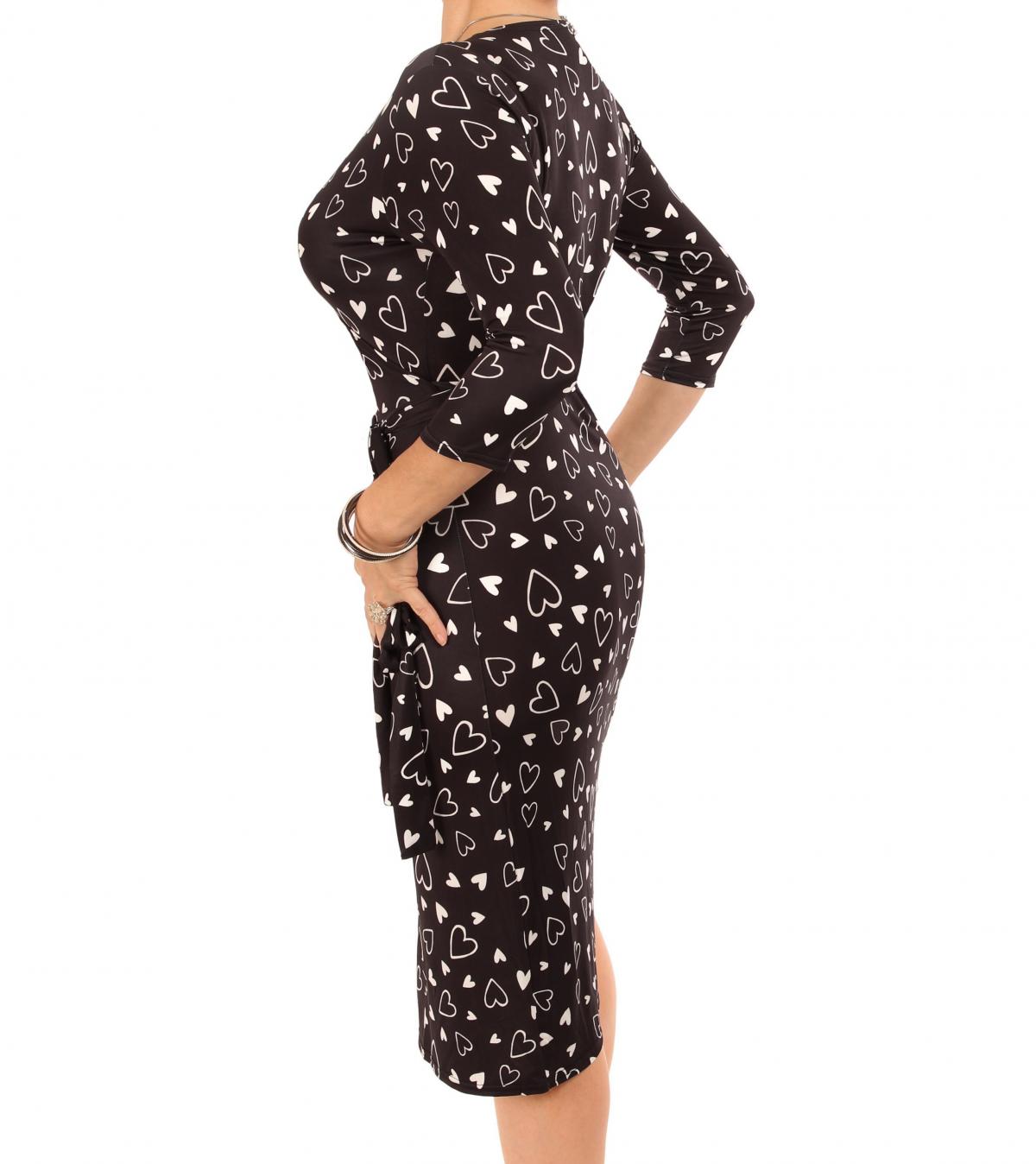 Robe La Hearts Rayures Noir Et Blanc - Taille XS Junior - Occasion Très Bon état